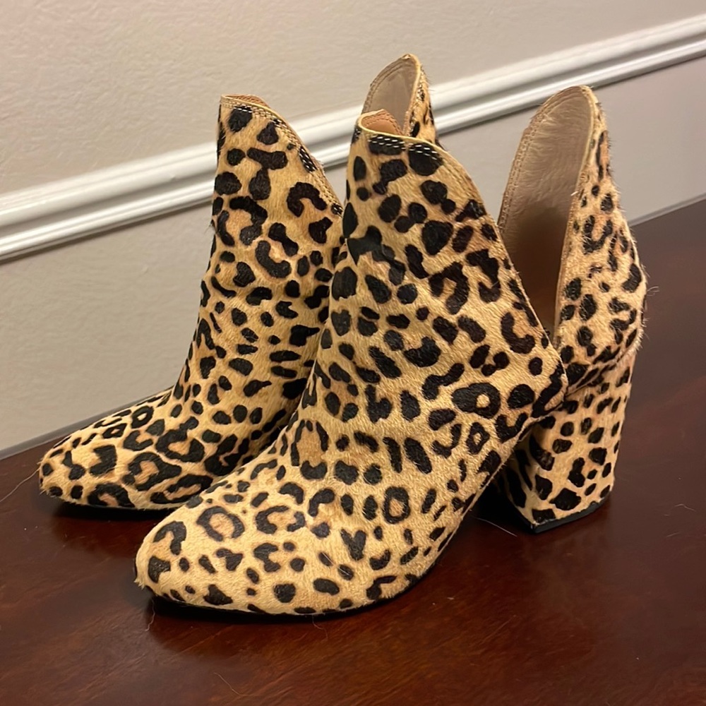 Leopard Print Booties Steve Madden